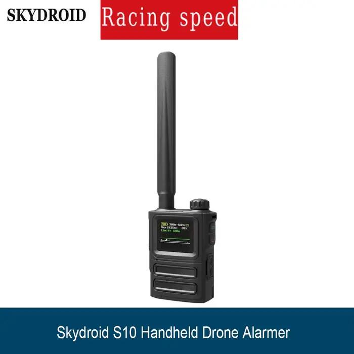 Détecteur anti-drone portable Skydroid S10 300 MHz-6 GHz, distance de détection de 1 km, alarme haut