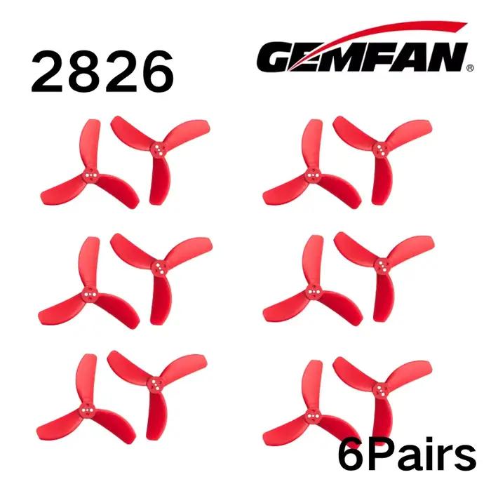 Accessoires de football pour Drone Gemfan 2826 -3, Mini hélice à 3 pales 2,8 pouces pour PC CW CCW R