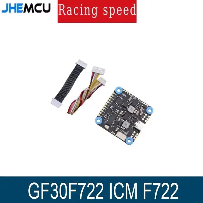 JHEMCU GF30F722 ICM F722 contrôleur de vol avec baromètre OSD 5V 10V double BEC 3 8S 30 5x30 5mm pou