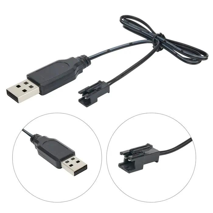 Câble de chargeur Usb RC pour batterie au Lithium 3.7V, câble de chargement SM-2P, voiture, avion, h