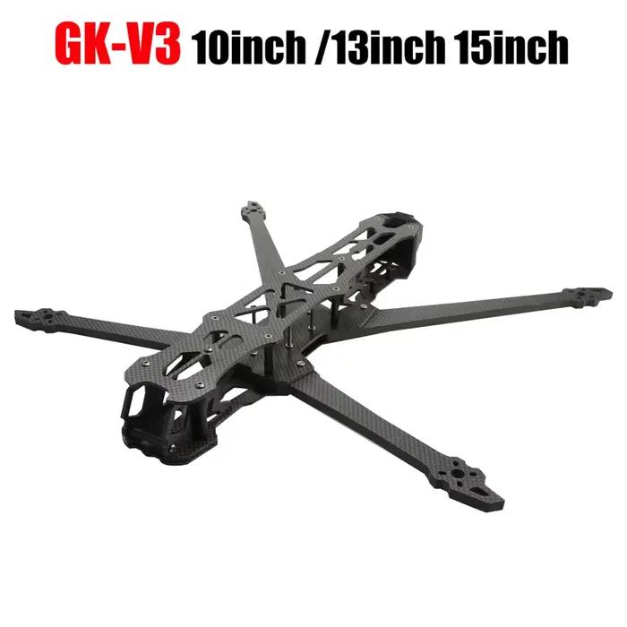 Kit de cadre de Drone FPV GK-V3 GK 10 pouces/13 pouces/15 pouces 3K Carbo Firber pour accessoires de
