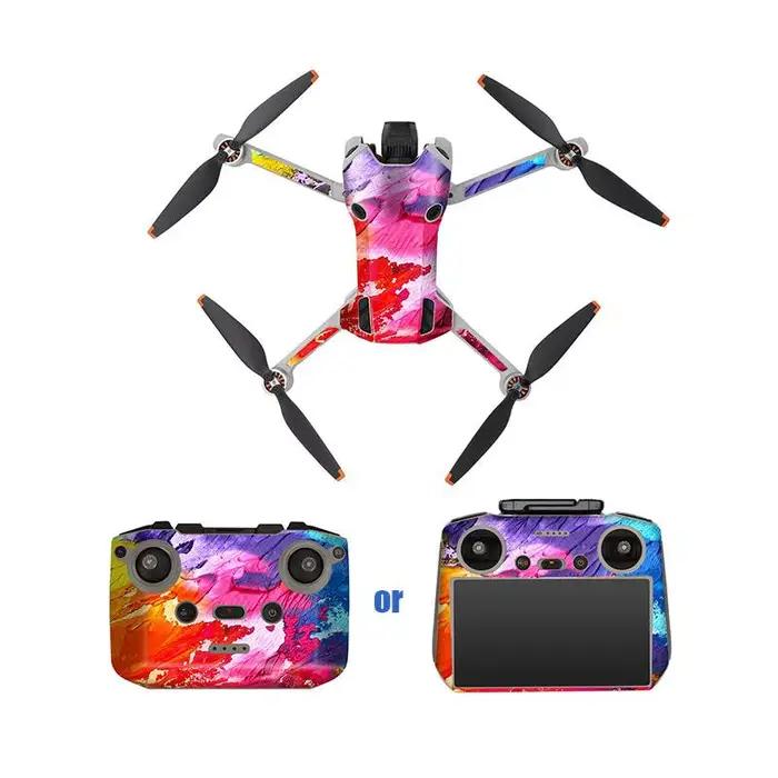 Volodymyr autocollant coloré pour DJI Mini 4 Pro décalcomanie RC 2/RC-N2 couverture de protection à