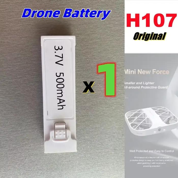 Batterie JHD pour H107 3.7V 500mAh, batterie originale JJRC H107 pour mini-drone, batterie de quadri