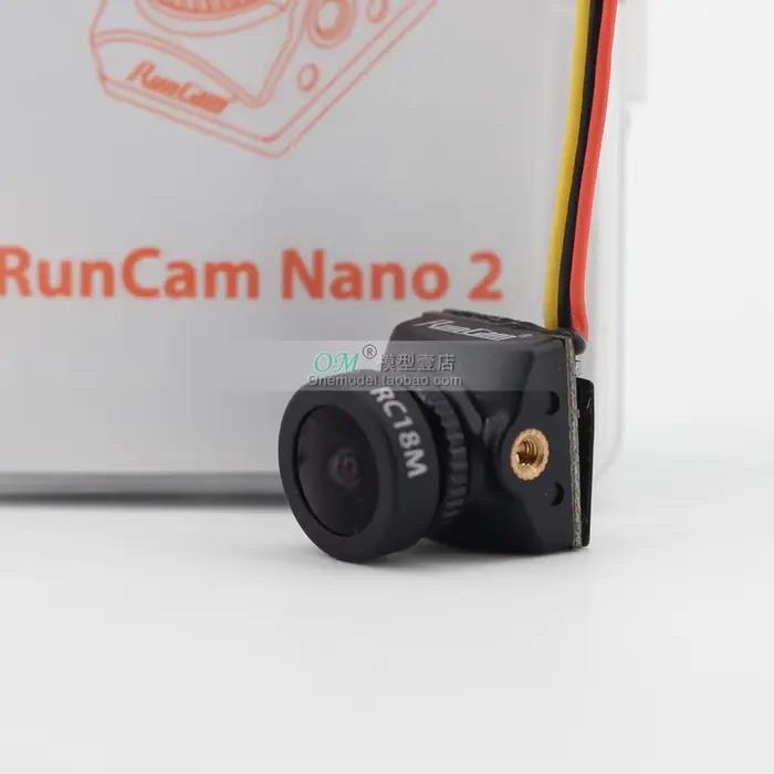 RunCam – caméra Nano 2 pour Drone RC, 1/3 pouces 700TVL, 1.8mm/2.1mm PAL/NTSC FOV 155/170 degrés CMO