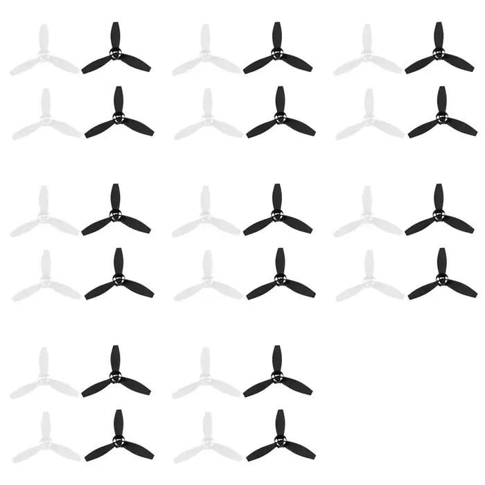 【NOUVEAU】 32 hélices de rechange pour drone Parrot Bebop 2, noir et blanc