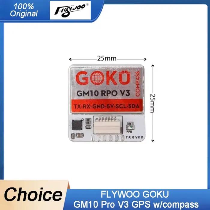FLYWOO GOKU GM10 Pro V3 Module GNSS (GPS + boussole) - Haute précision pour les drones FPV Racing/Fr