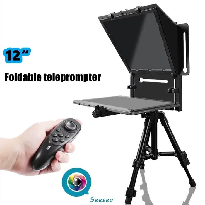 QIYE – prompteur pliable Q3 pour tablette de 12 pouces, téléphone, iPad, appareil photo, prise de vu