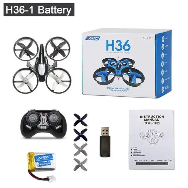Jjrc H36 Mini Drone 3D Flip Mode sans tête Drones pression d'air hauteur maintenir RC quadrirotor FP