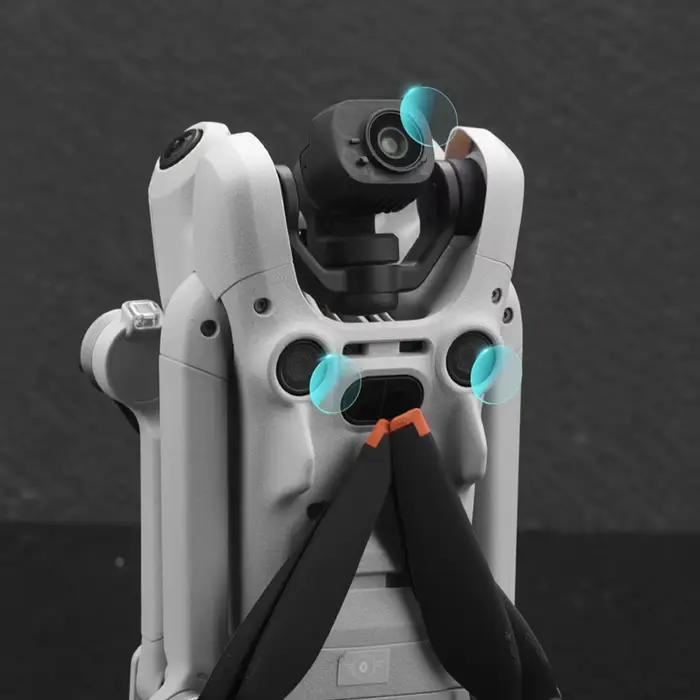 MYOBO pour DJI Mini 4 Pro Film de protection en verre trempé HD pour capteur/objectif pour écran de