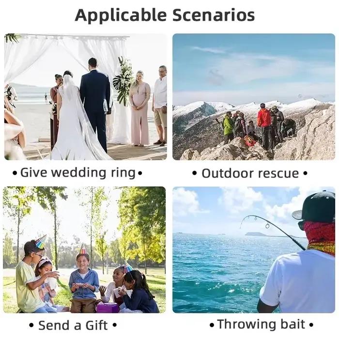 BRDRC LED système de contrôle Airdrop pour DJI Air 3S/Air 3 lanceur de Drone appât de pêche/bague de
