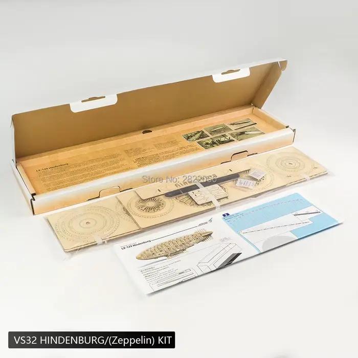 Real Hawk Leges DIY Modèle de construction 1:408 LZ-129 Hindenburg Zeppelin Dirigeable Longueur 600m