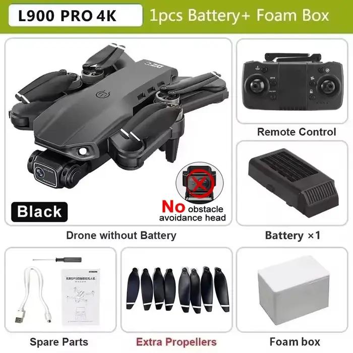 Drone GPS professionnel L900 PRO / L900 PRO SE avec caméra HD 4K, WIFI 5G FPV, quadricoptère pliable