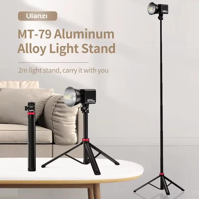 Ulanzi MT-79 2M support de lumière en alliage d'aluminium support de trépied portable pour DSLR Smar