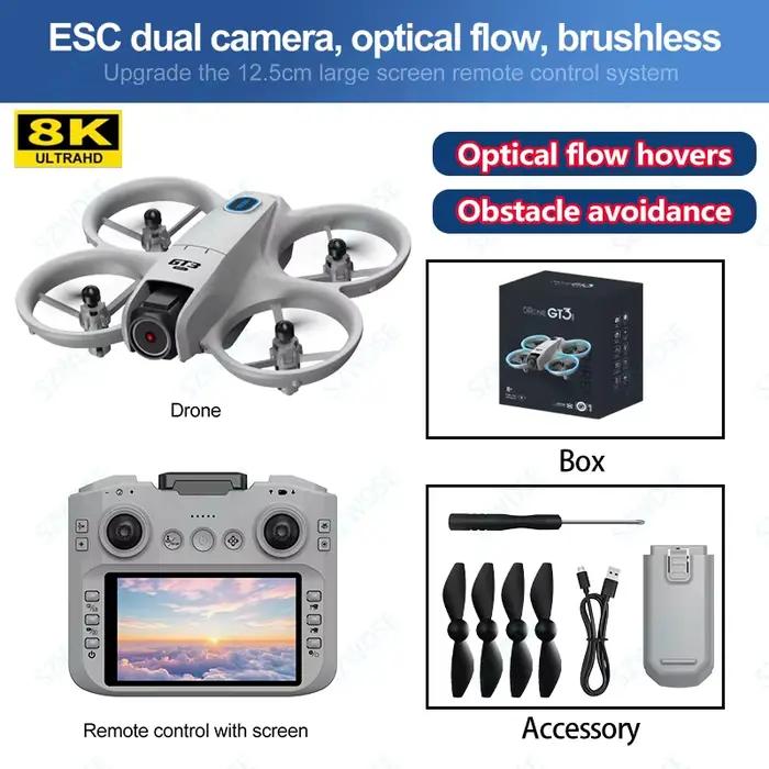Nouveau Mini Drone 2026 8K HD 5G pour Photographie, Télécommande Professionnelle, Appareil Aérien HD