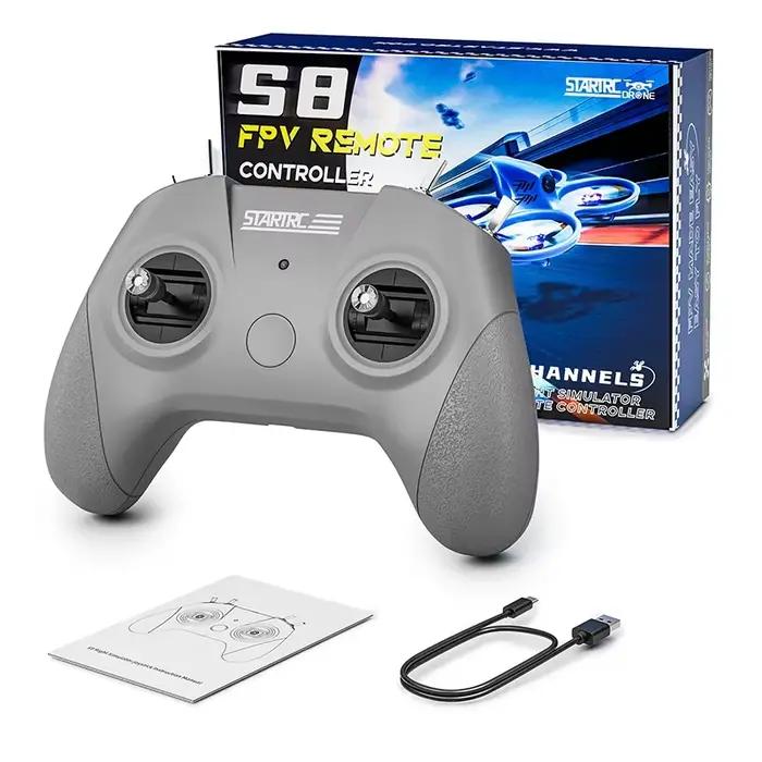 Simulateur de vol de Drone FPV 8CH, télécommande, contrôleur de formation pour débutant, prise en ch