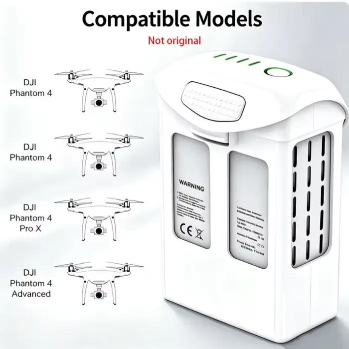 Nouvelle batterie Phantom 4 Pro compatible avec les drones de la série Phantom 4, accessoires de vol