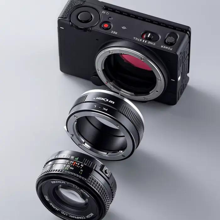 Adaptateur d'objectif d'appareil photo K&F CONCEPT PK-L pour objectif Pentax K PK vers boîtier d'app