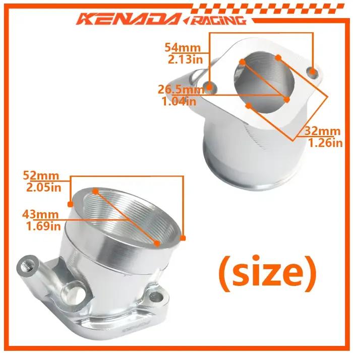 Tuyau d'admission et corps de papillon CNC KENADA pour CBR250 CBR300 PCX160 Giorno
