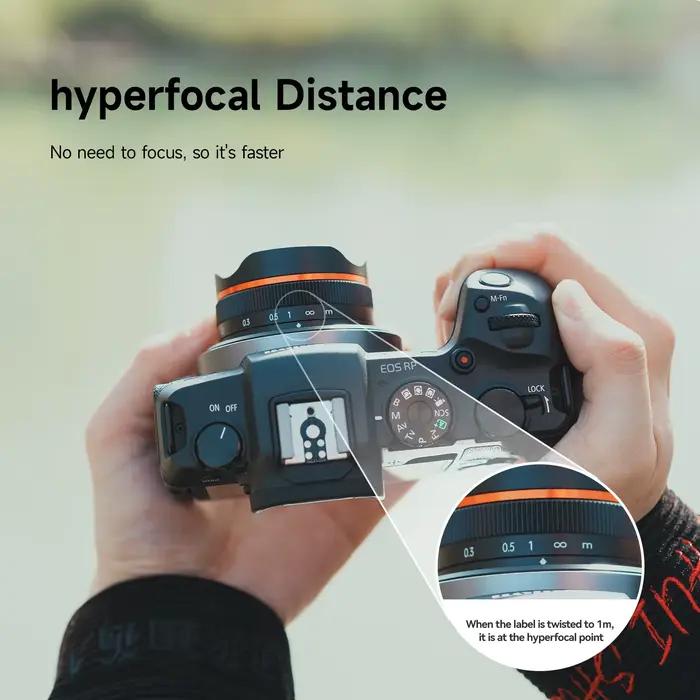 Objectif d'appareil photo sans miroir grand angle fisheye Brightin Star 10 mm F5.6 APS-C pour Sony Z