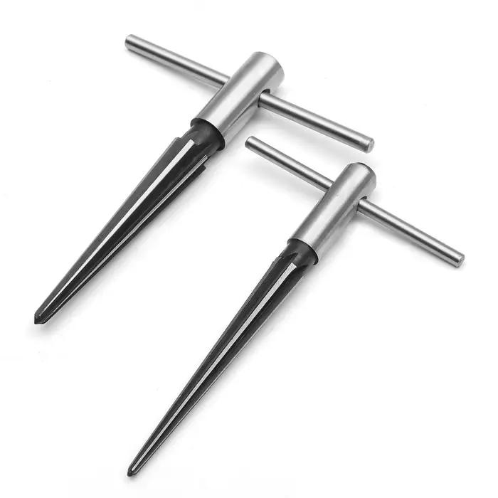 Jeu de alésoirs coniques portatifs 1/8-1/2 pouce et 5/32-5/8 pouce pour trous de chevilles de pont,