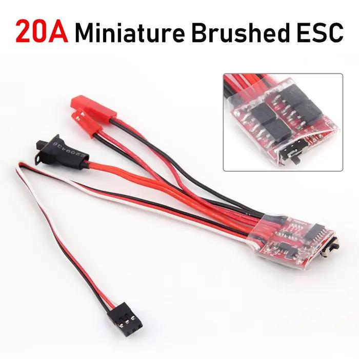Micro ESC 20A 30A brossé ESC RC ESC contrôleur de vitesse électrique 2S 4 ~ 8v pour bricolage Mini 1
