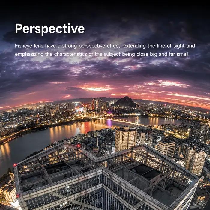 Objectif d'appareil photo sans miroir grand angle fisheye Brightin Star 10 mm F5.6 APS-C pour Sony Z