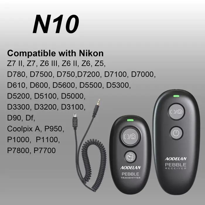 Caméra sans fil, télécommande, déclencheur, pour Nikon Z6 Z7II Z6II D90 Df D780 D7500 D750 D7200 D71