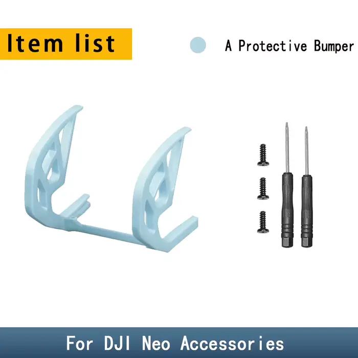 MYOBO pour DJI Neo Kit de protection cardan pare-chocs palette protecteur caméra garde queue de vol
