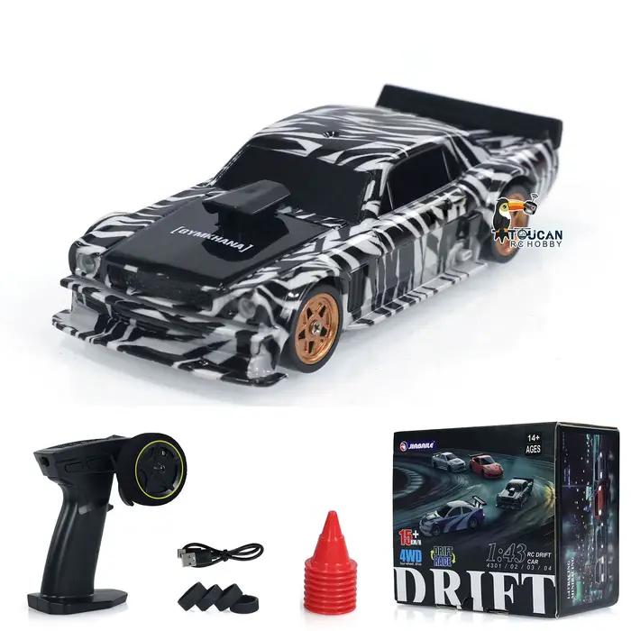 Voiture RC de drift 1/43 haute vitesse RTR 4x4 2.4G, modèle de course radiocommandé populaire, mini