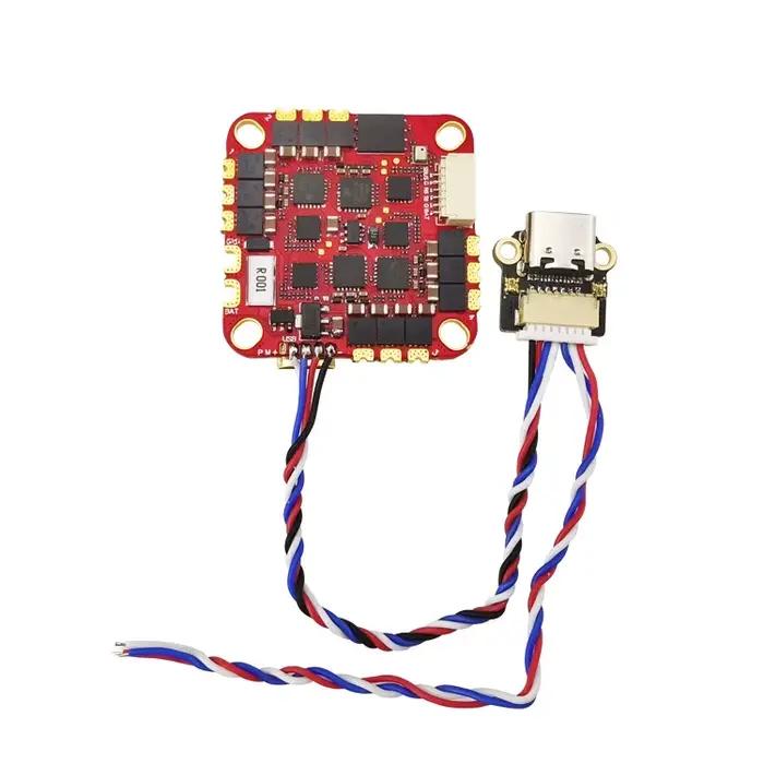 Contrôleur de vol HAKRC F722 40A AIO – Tout-en-un pour drones de course de 5 pouces, double Ports US