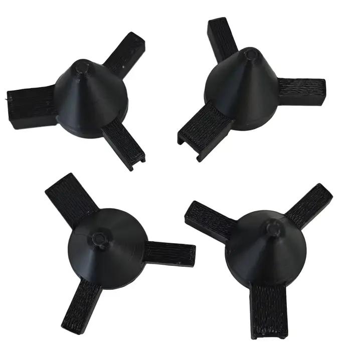 Pour DJI Avata : train d'atterrissage 360° noir, large empreinte, décollage stable, protection anti-