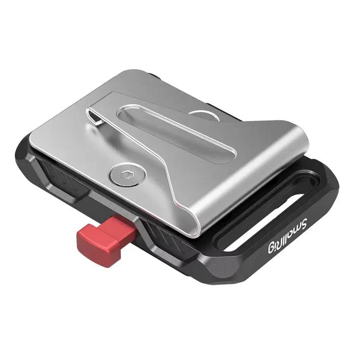 SmallRig-Mini plaque de batterie à montage en V, plaque de batterie à montage en V avec clip de cein