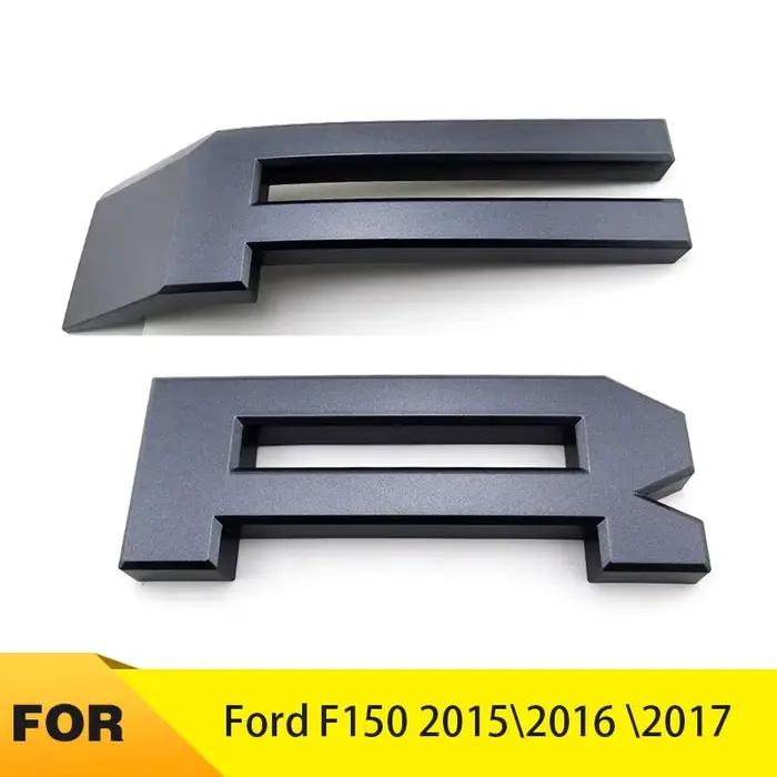 Lettre de calandre de voiture de style Raptor de camion avant 3D, insigne d'emblème F & R F R pour F