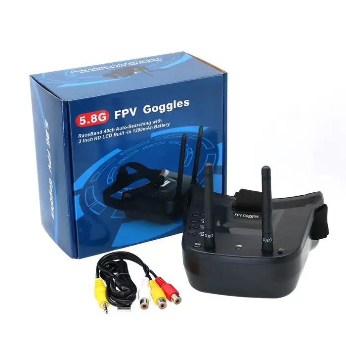 VR009 5.8G 40CH FPV lunettes recherche automatique doubles antennes avec écran LCD 3.0 pouces 480*32