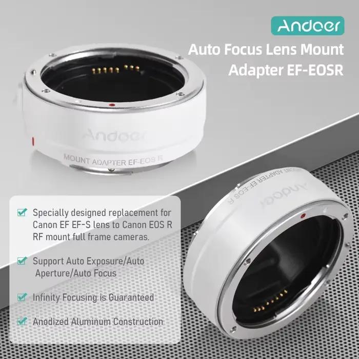 Andoer EF-EOSR Auto Focus Objectif de la caméra Bague d'adaptation Remplacement pour IL EF Objectif