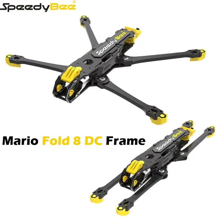 Châssis de drone SpeedyBee Mario Fold 8 DC 8 pouces longue portée multirotor UAV compatible avec l'u