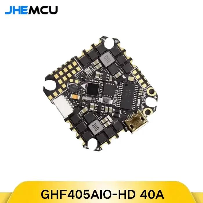 Contrôleur de vol JHEMCU GHF405AIO-HD F405 AIO Betaflight OSD, ESC 40A Dshot600 2-6S pour drone de c