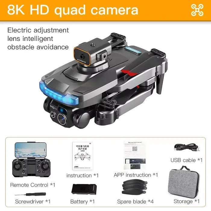 2026New P15 Drone professionnel 8K GPS double caméra 5G évitement d'obstacles positionnement du flux