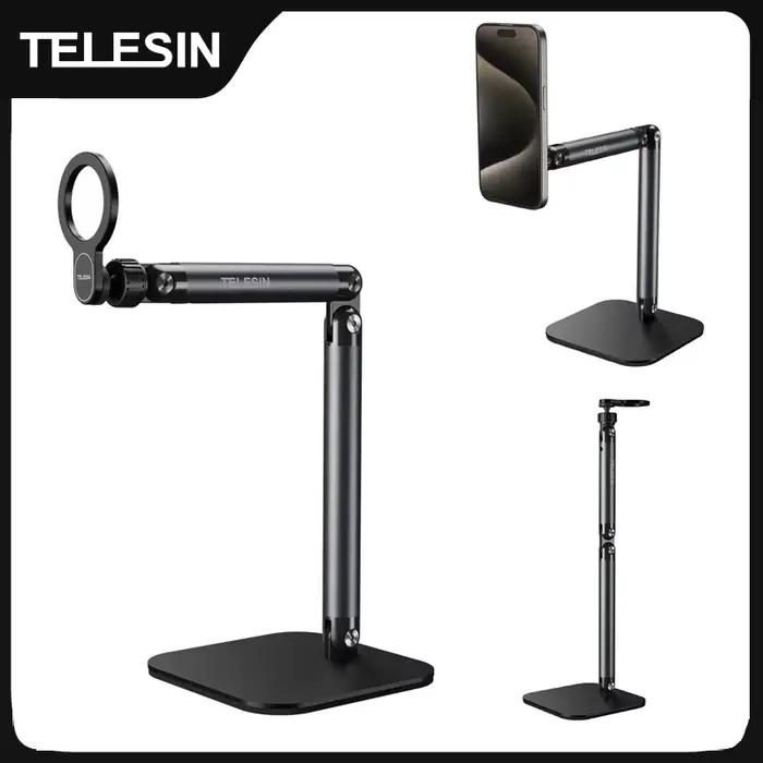 TELESIN universel magnétique téléphone portable dégagement rapide photographie support de support en