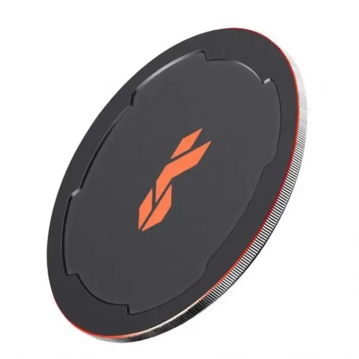 K&F CONCEPT 49/52/55/58/62/67/72/77/82mm Capuchons d'objectif magnétiques en métal 2-en-1 (fonctionn