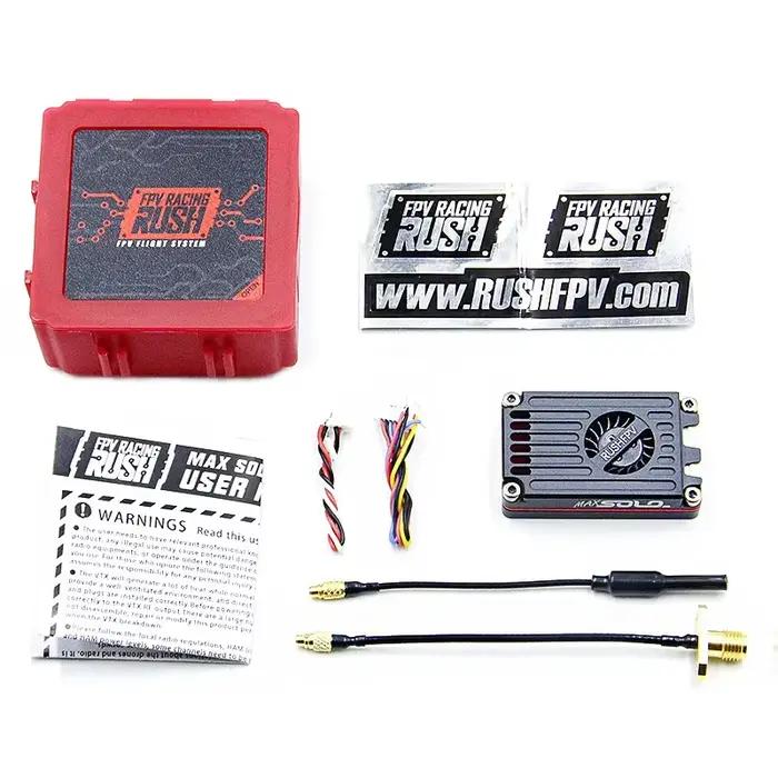 RUSHFPV RUSH MAX SOLO 5.8GHz 2.5W VTX 5.8G Coque CNC Ventilateur de refroidissement intégré pour dro