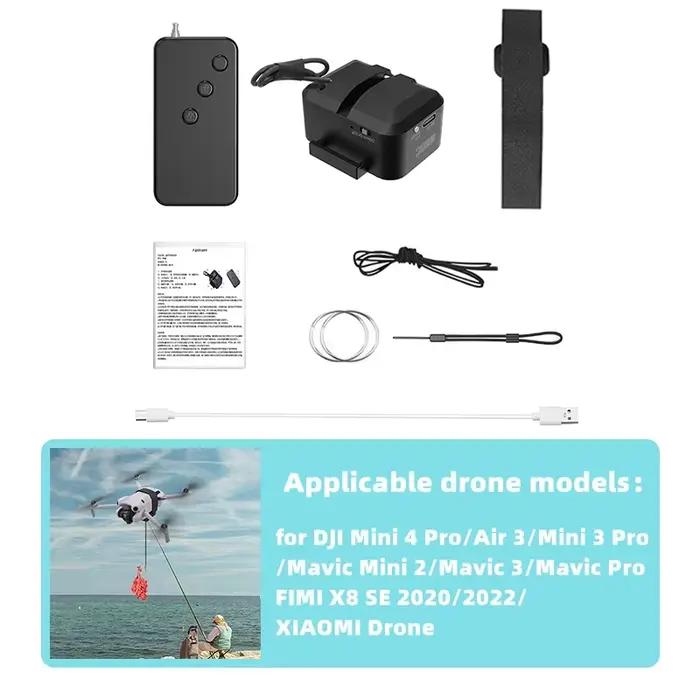 Système Airdrop pour DJI Avata 2/Mini 4 Pro/Air 3/Mini 3 Pro/Mavic 3 Pro/Mavic Pro, lanceur de Drone