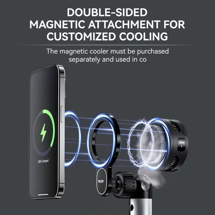 TELESIN universel magnétique téléphone portable dégagement rapide photographie support de support en