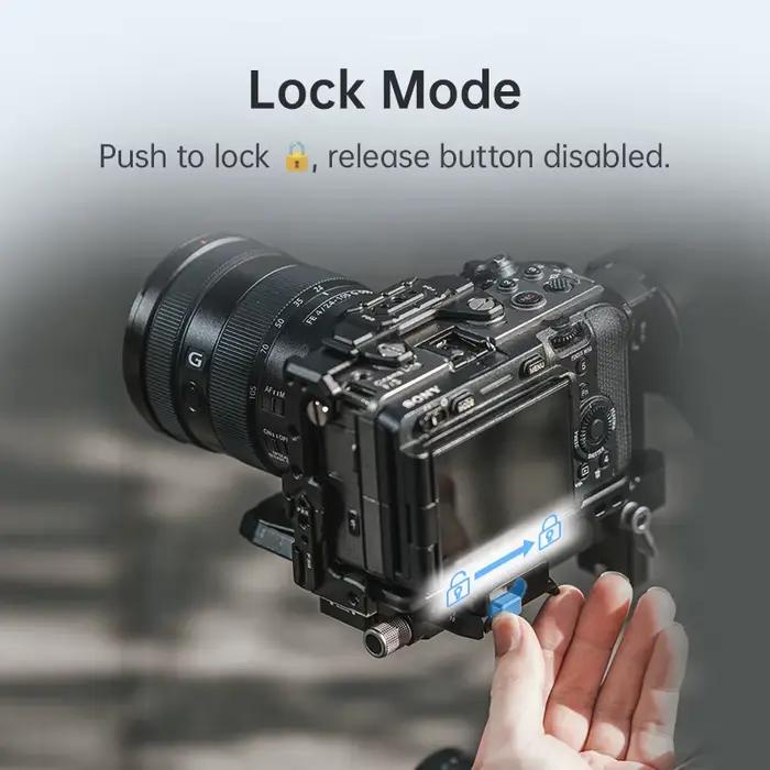 Ulanzi F38 Kit de plaque de dégagement rapide V2 pour DJI RS4 / RS4 PRO / RS3 / RS3 Pro / RS2 / RSC2