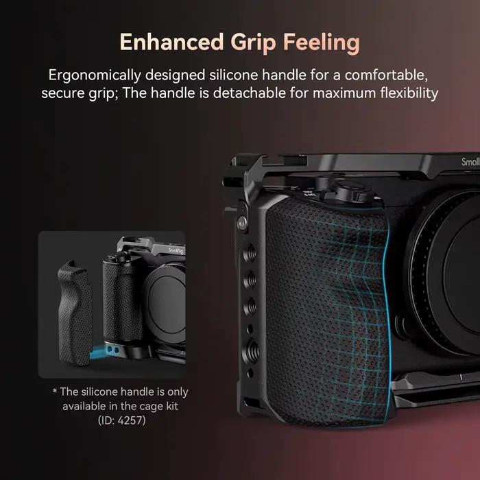 Kit de Cage SmallRig ZV-E1 avec poignée en Silicone et serre-câble pour étui pour Sony ZV-E1 avec pl