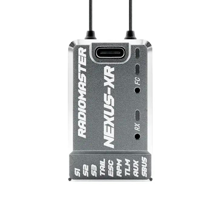 Contrôleur de vol Radiomaster Nexus XR F4 | Récepteur ExpressLRS 2,4 GHz en alliage CNC avec boîte