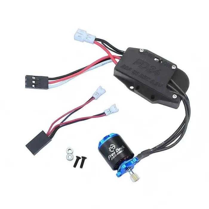 Contrôleur électronique de vitesse (ESC) embarqué SCX30 FD24 pour voiture RC Crawler 1/30 1/24 Axial