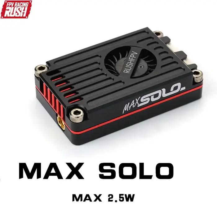 RUSHFPV RUSH MAX SOLO 5.8GHz 2.5W haute puissance 48CH VTX CNC coque ventilateur de refroidissement