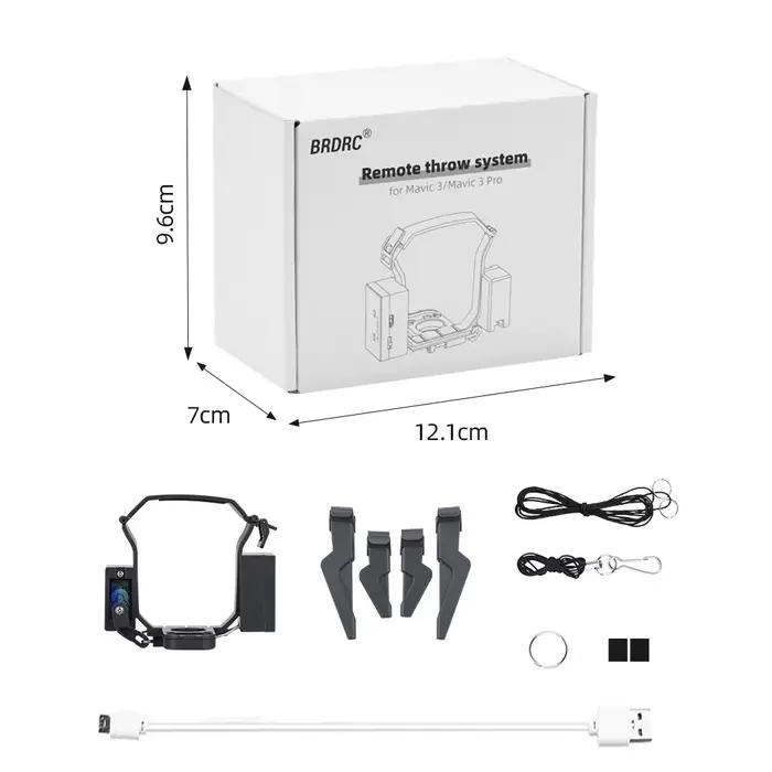 BRDRC-Système de chute d'air pour DJI Mavic Pro, importateur en platine, lanceur d'appâts de pêche,