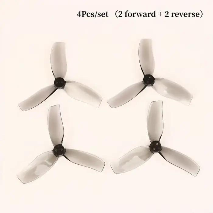 Hélices 2 paires Duct-T90MMX3 90MM 3 pales en PC pour drones FPV Freestyle à conduit de 3,5 pouces